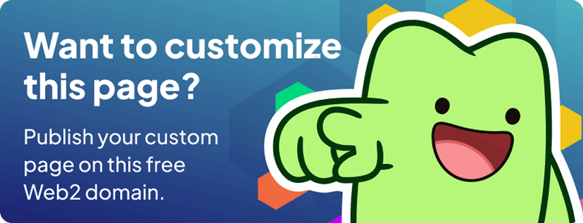 Want to customize this page?